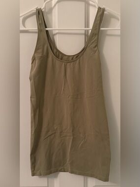 The Limited Olive Scoop-Neck Camisole